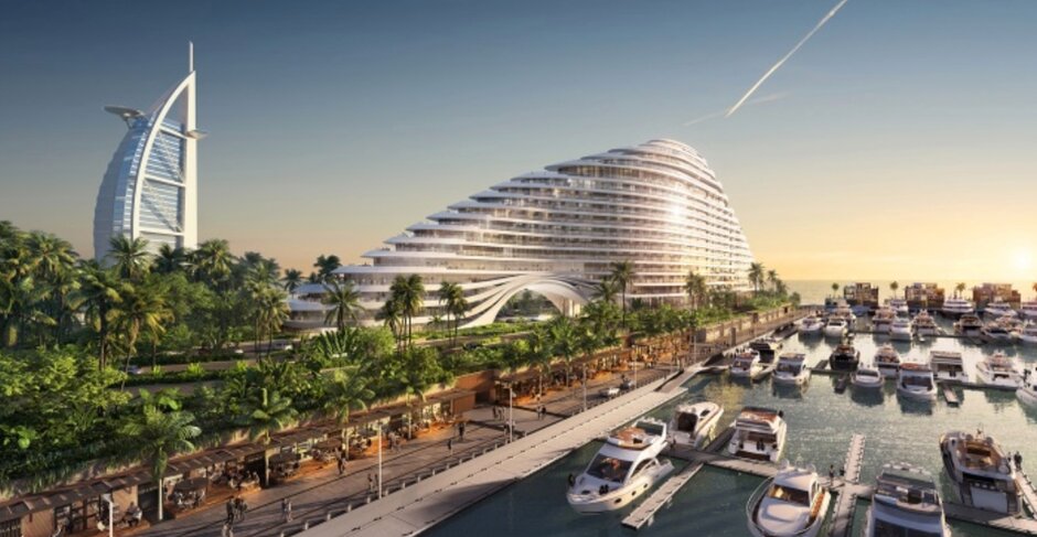 The new luxury superyacht-shaped hotel opening in Dubai in 2023