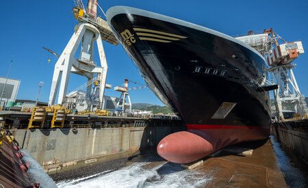 Explora Journeys celebrates float-out of Explora II